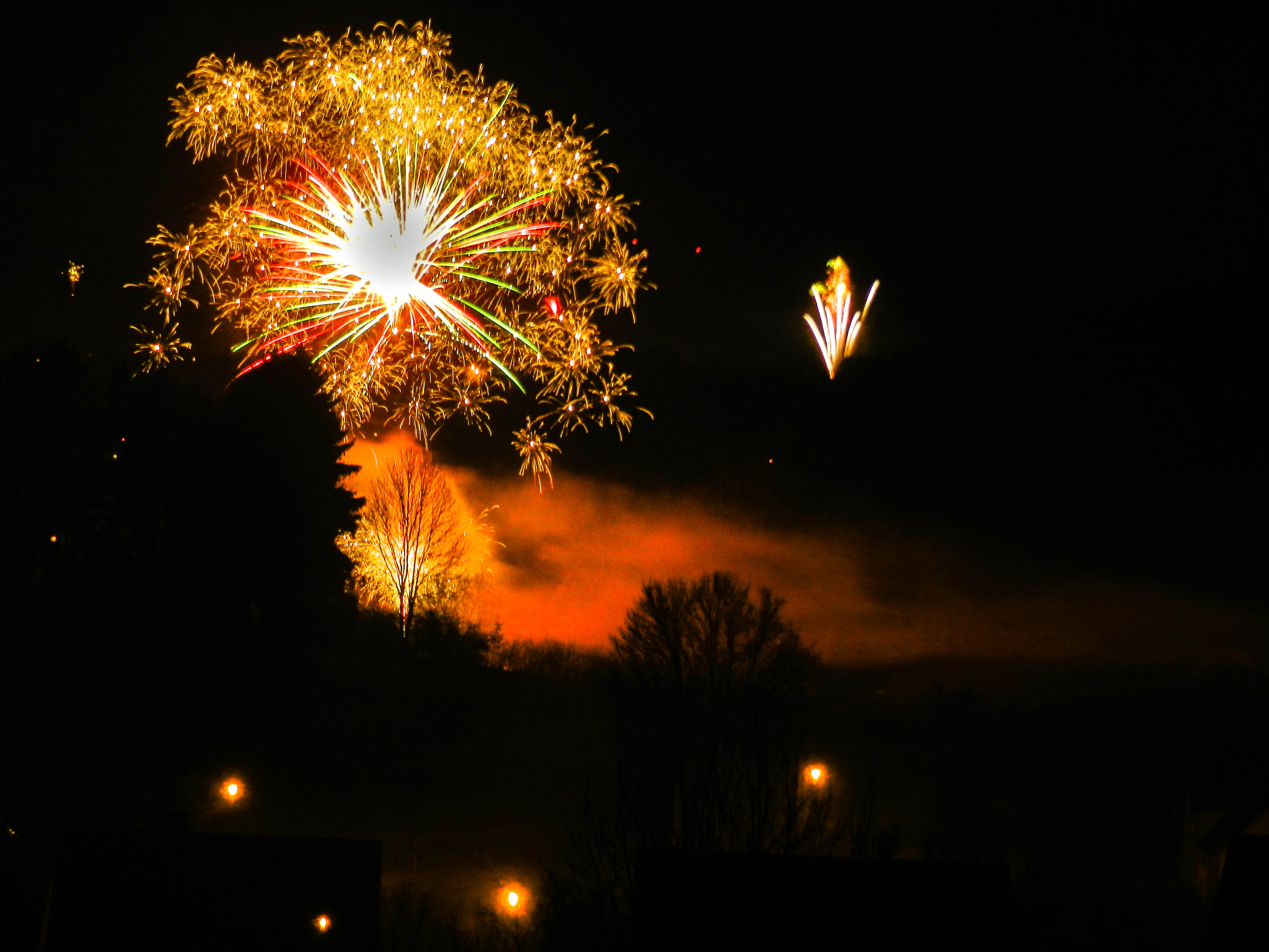 Silvesterfeuerwerk in Hainbronn