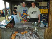 Am Grill war alles vorbereitet