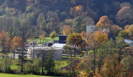 Die Pegnitzer Kl�ranlage im Ortsteil Hainbronn