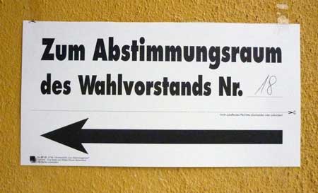 Wahllokal Hainbronn