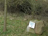 Das Wasserwachtdenkmal am Hainberg