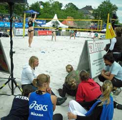 Rahmenprogramm: Beachvolleyball auf der Fürther Freiheit