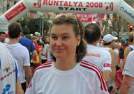 Kerstin am Start in Antlalya