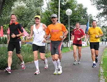 Laufgruppe mit Bernhard Nuss