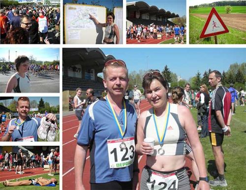 Start in die Laufsaison 2007 - Beim Halbmarathon Amberg