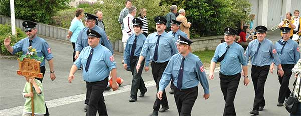 Die Hainbronner Feuerwehr beim Stadtfeuerwehrtag 2008 in Neudorf