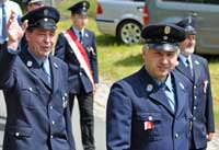 Die Hainbronner Feuerwehr beim Umzug in Kaltenthal