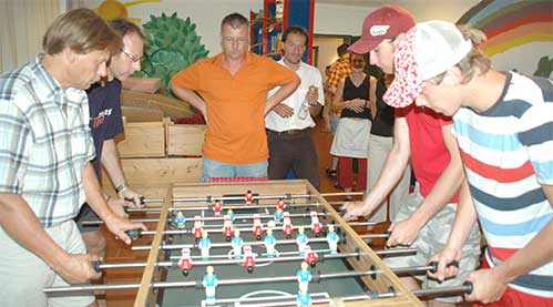 Stark am Kicker - Beim Hainbronner Turnier