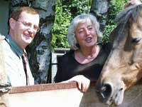 Karl Lothes mit Renate Schmidt