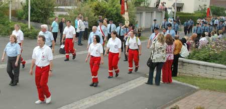 Die Abordnung des Roten Kreuzes